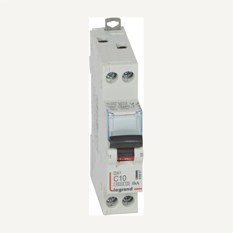 406867 — DPN 1P+NG C10 4500A/6KA