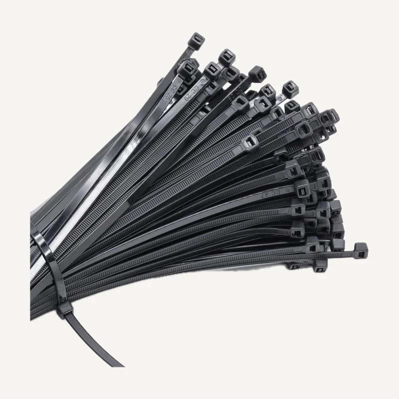 Illustration de gamme — 58084 — Collier DE serrage 2.5X200MM noir boîte DE 100PCS