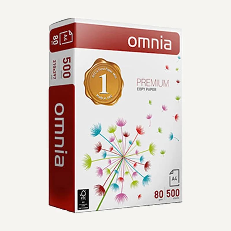 Illustration de gamme — A4-OUMNIA_PREMIUM — Rame papier A4 oumnia premium 500 feuilles