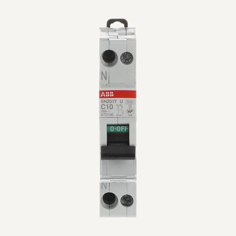 Illustration de gamme — ABB423428 — DISJ.1*10A+N 3KA SN201 T C10 ABB