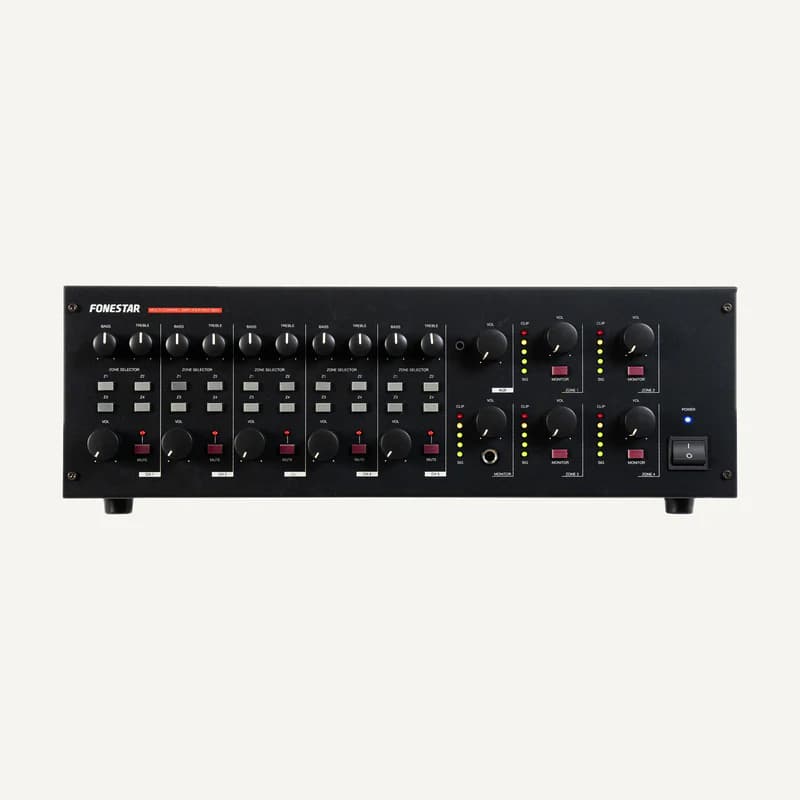 Illustration de gamme — AMP-906 — Amplificateur phonic 4 zones 4*60W sd-usb-bth-fm