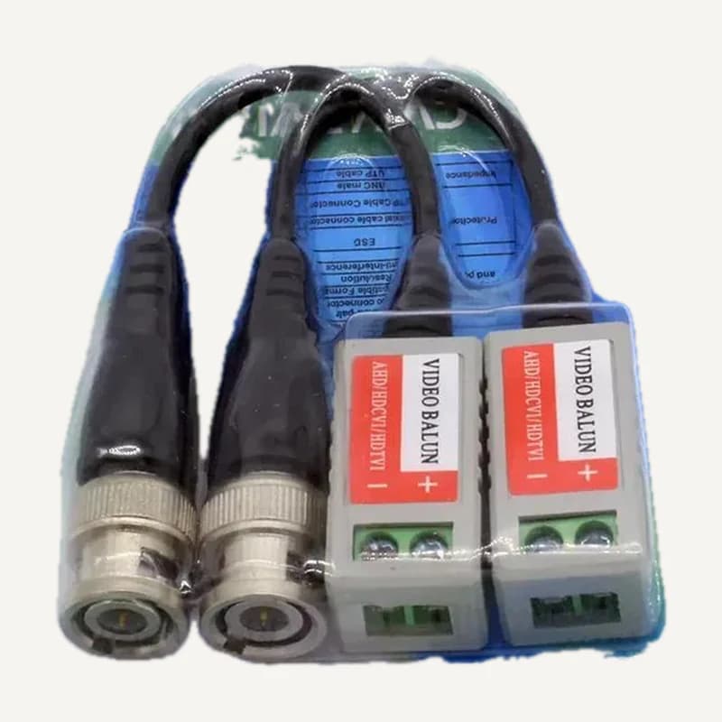BALUN_8MP — Balun vidéo HD passif 8MP transmission 4K BNC CCTV