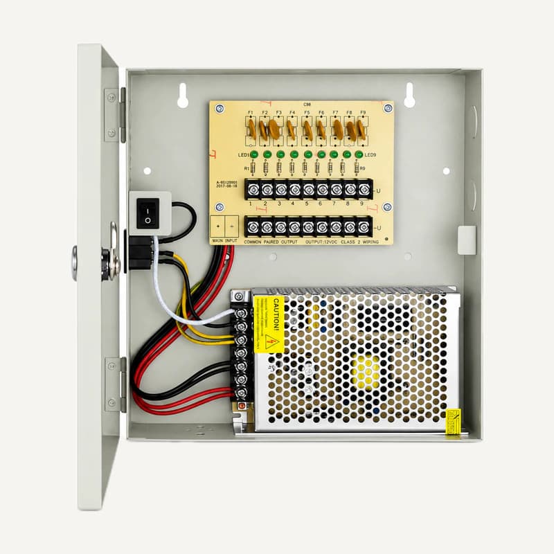 Illustration de gamme — BL-10A — Bloc d'alimentation 9 SORTIE12V-10A