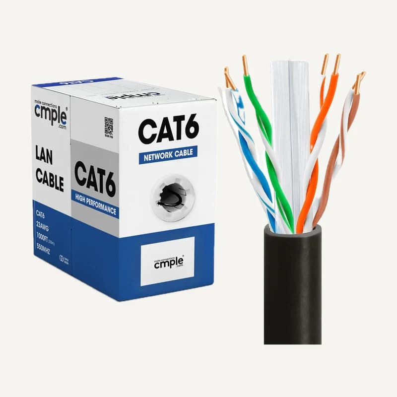Illustration de gamme — Photo représentative pour CAB_CAT6-6F/UTP-OR — marque et variante exactes non confirmées