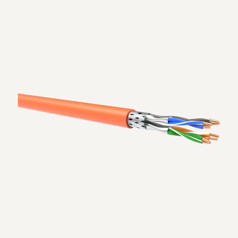 Illustration de gamme — CAB_PREMIUM-CAT7 — Câble CAT7 S/FTP lsoh orange