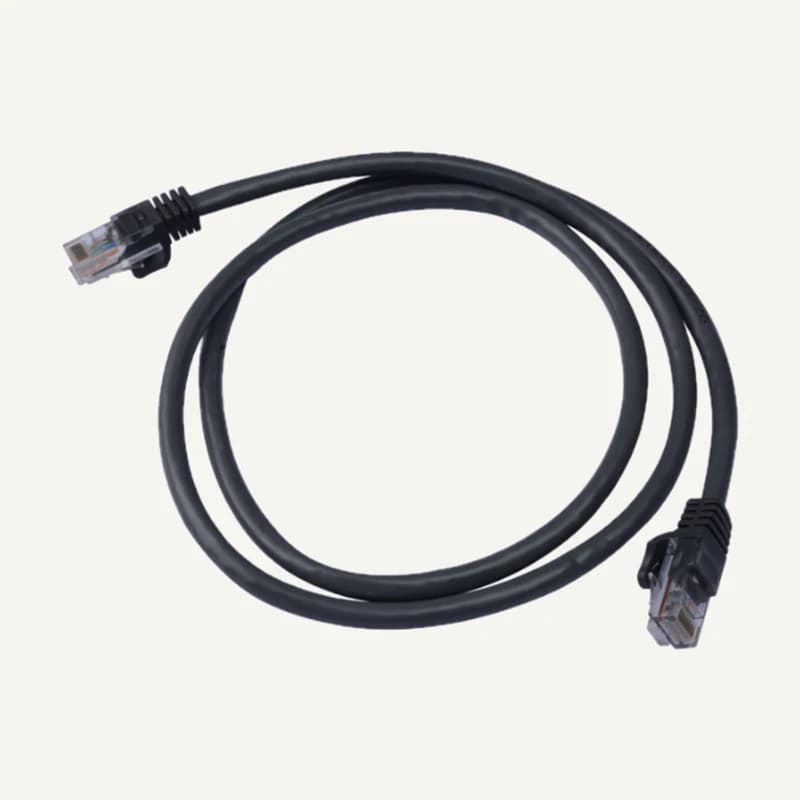 Illustration de gamme — CORDON_1M_GIGANEED-N — Cordon DE brassage 1M giganned noir