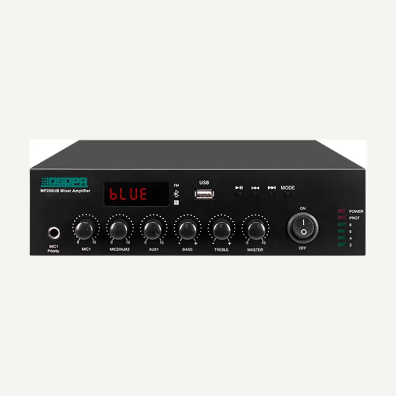 D-MP250UB — MP250UB 250W Mini Digital Mixer Amplifier with USB & Bluetooth