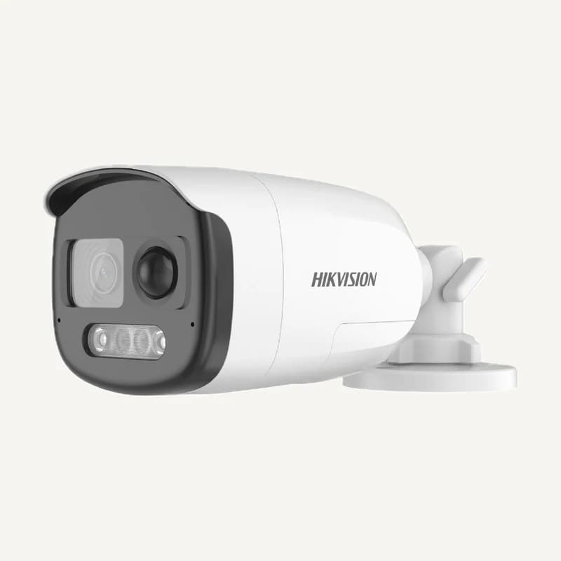 Illustration de gamme — DS-2CE12DF3T-PIRXO — Caméra 2MP bullet colorvu PIR siren