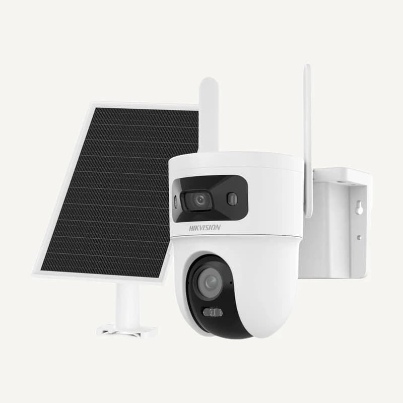 DS-2CFSP8-D/4G — Caméra IP 8MP dual-lens PT solaire 4G