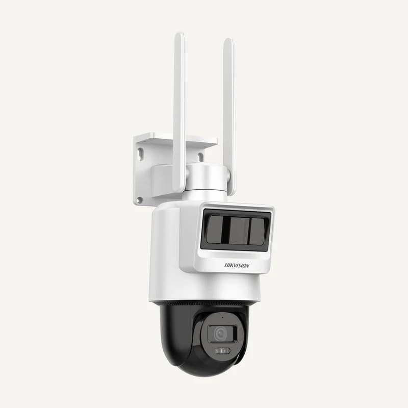 Illustration de gamme — DS-2DE2C400IWG-K/4 — Hikvision 4MP/4G PRO solar powered security PT caméra setup
