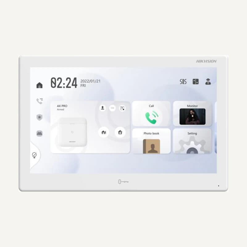 DS-KH9510-WTE1-B — IP vidéo intercom all-in-one android indoor station