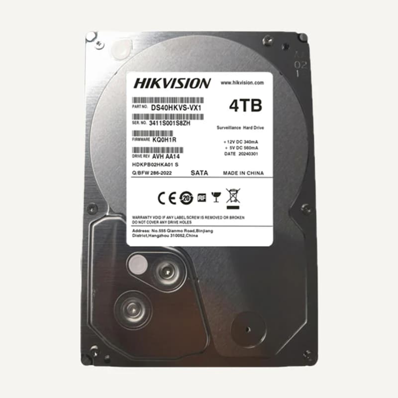 DS40HKVS-VX1 — Disque DUR 4TB Hikvision