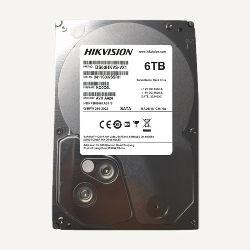 DS60HKVS-VX1 — Disque DUR 6TB Hikvision