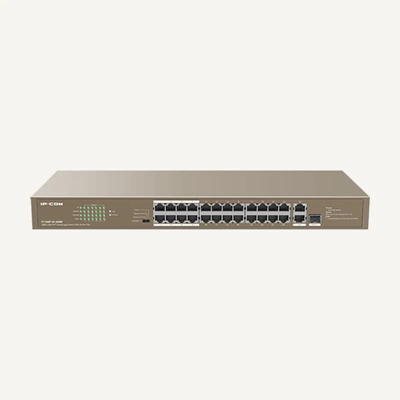F1126P-24-250W — F1126P-24-250W 24FE+2GE/1SFP Unmanaged Switch With 24-Port PoE-IP-COM-World Wide Wireless