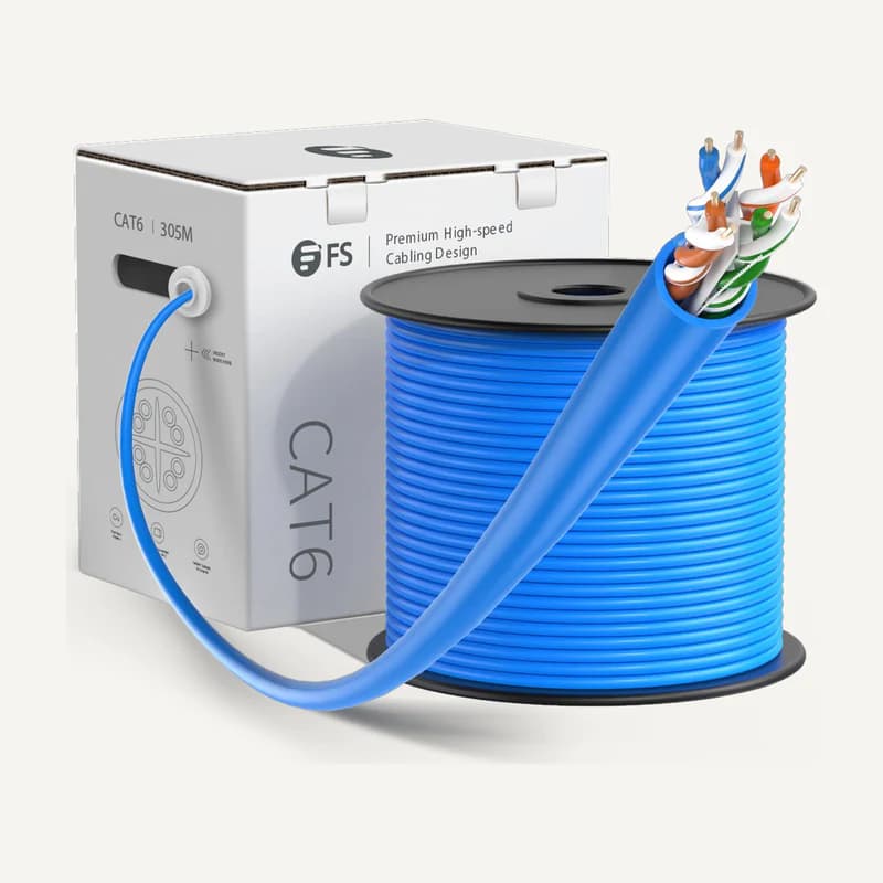 Illustration de gamme — FB-CUCA-6UTP — Câble LAN FBRCAT6 U/UTP 4P*24AWG LSZH ISO/IEC 305M