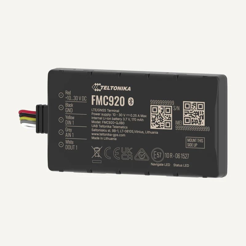 Illustration de gamme — FMC920 — GPS tracker + accès d'un AN A LA plaforme ET lapplication geosolution