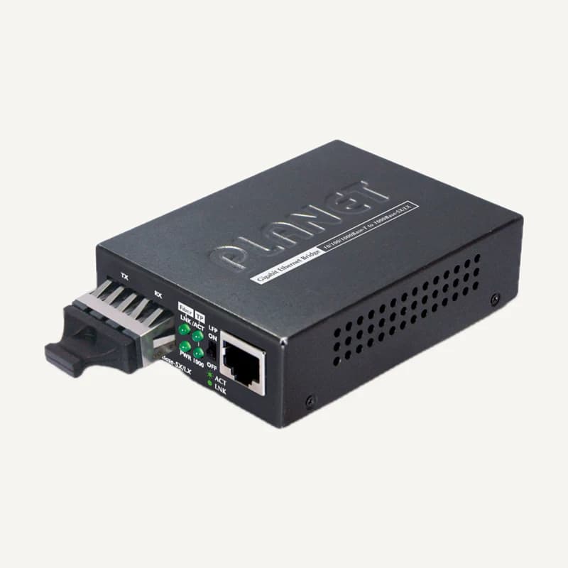 Illustration de gamme — GT-802 — Converter fiber Gigabit 10/100/1000BASE-T TO 1000BASE-SX