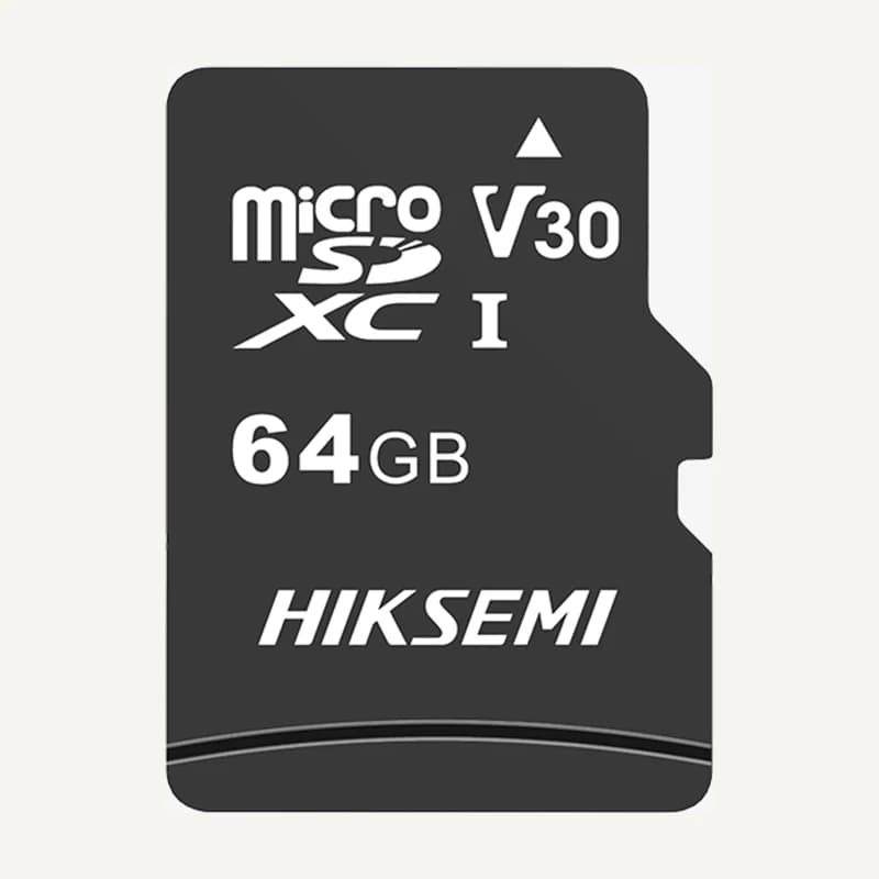 HSM-TF-C1-STD-64G — Microsd hiksemi 64GB class 10 V30 adapter 7YW
