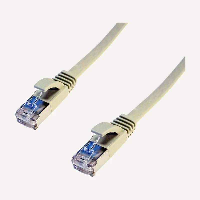 Illustration de gamme — IS-CAB_CAT6-GRIS_1M — Cordon DE brassage 1M gris