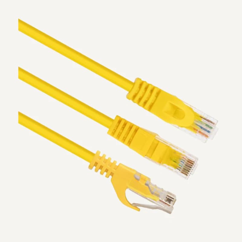 Illustration de gamme — IS-CAB_CAT6-JAN_2M — Câble CAT6 2M kico jaune