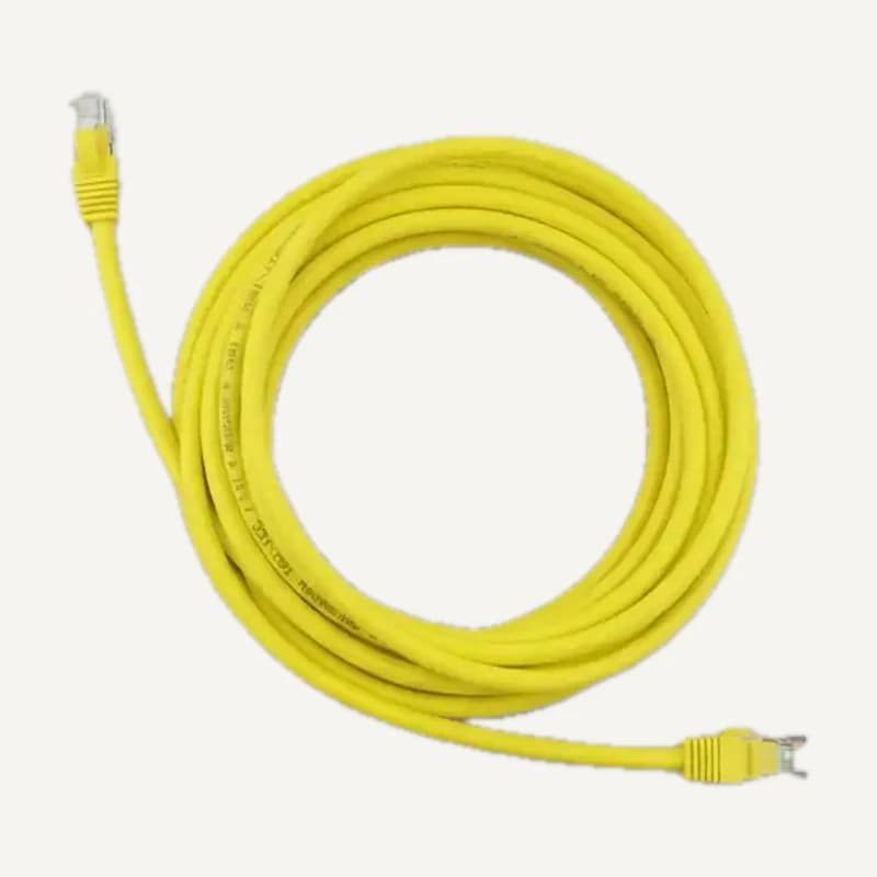 Illustration de gamme — IS-CAB_CAT6-JAUNE_1M — Cordone DE brassage 1M jaune