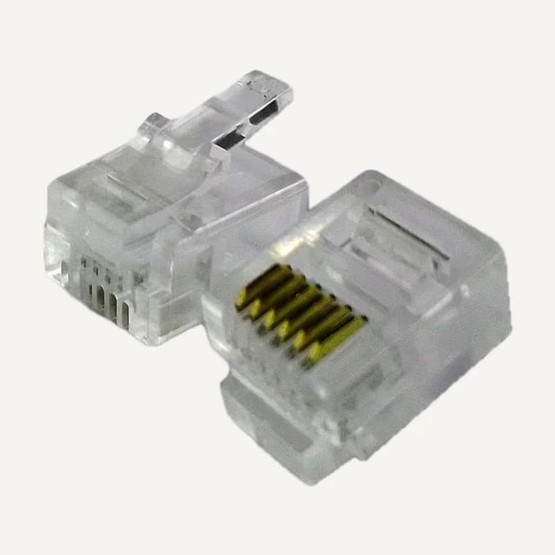 Illustration de gamme — IS-FICHE_RJ12 — Connecteur RJ12 6P6C