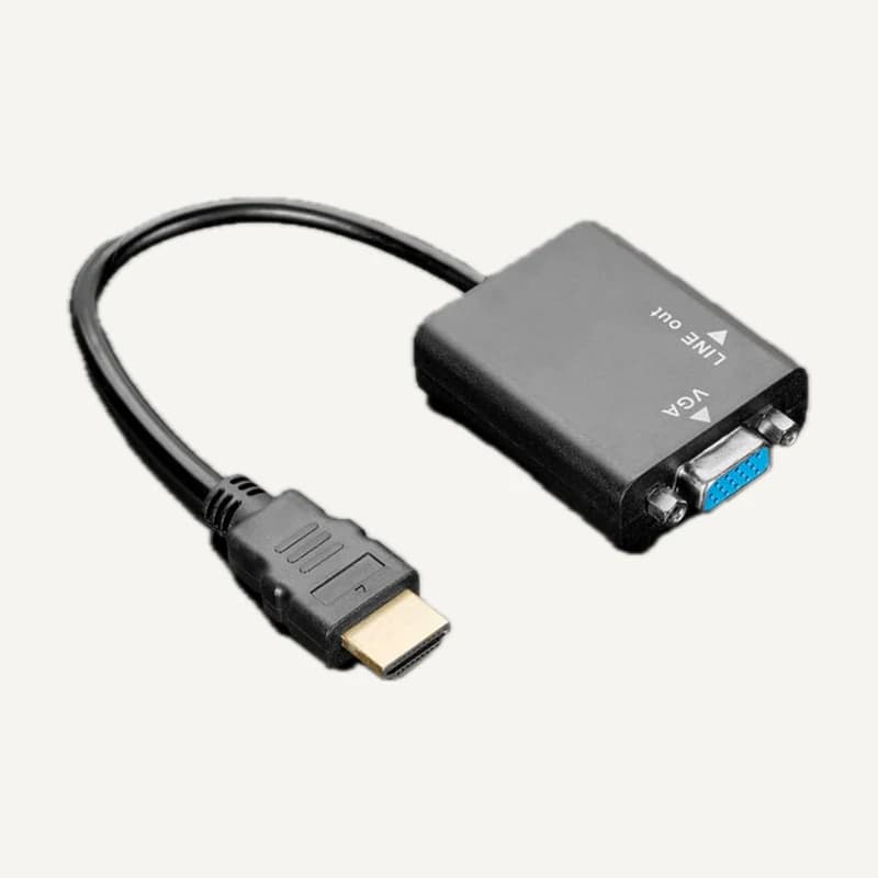 Illustration de gamme — IS-HDMI/VGA — Display HDMI TO VGA noir audio