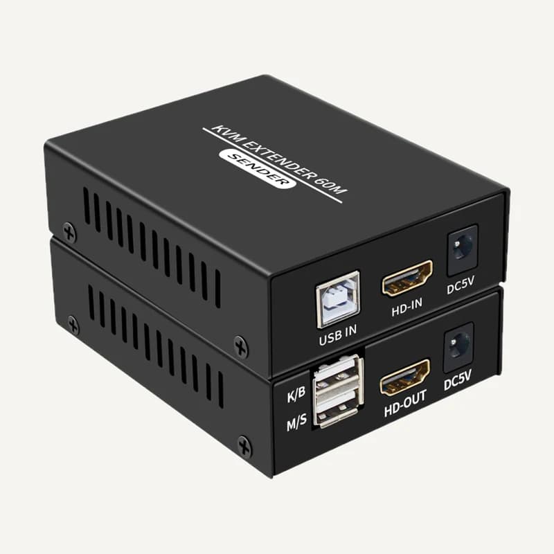 Illustration de gamme — IS-KVM60M-EXTENDE — HDMI KVM USB extender 60M