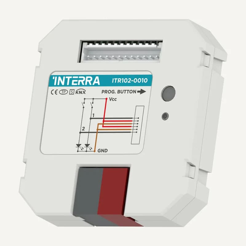 Illustration de gamme — ITR102 — Interra ITR102 — interface KNX à 2 entrées