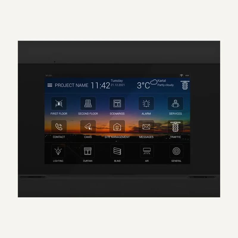 Illustration de gamme — ITR110-0104 — Ecran tactile interra 10.1 android KNX avec serveur integre