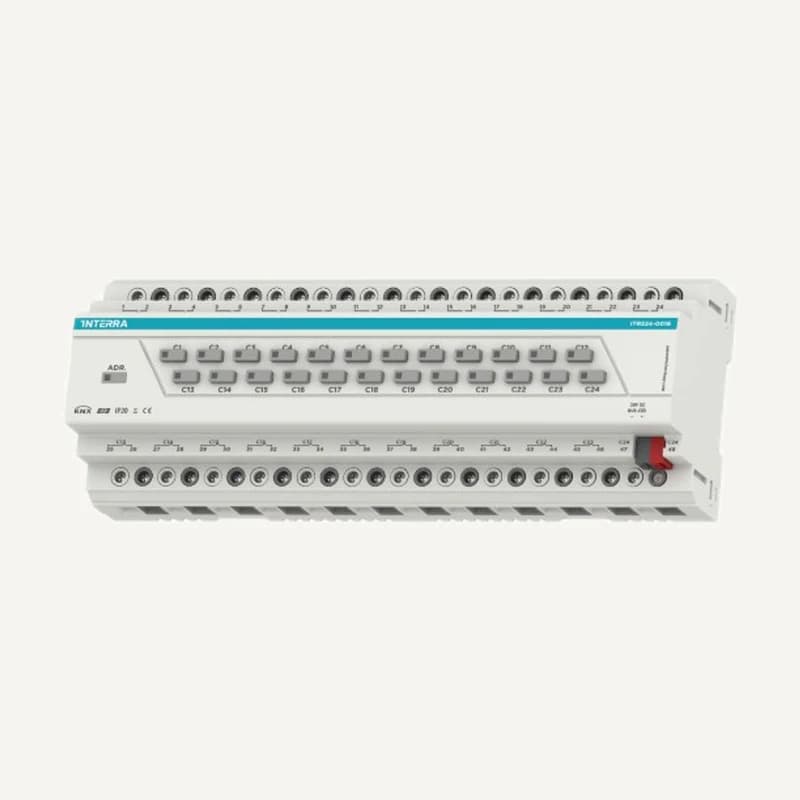 ITR524-16A — Combo actionneur multifonction 24 sorties X 16A KNX