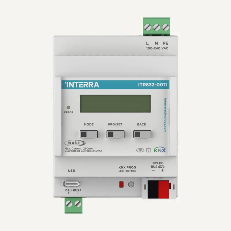 Illustration de gamme — ITR832-001 — KNX passerelle dali ((1X64 dali))