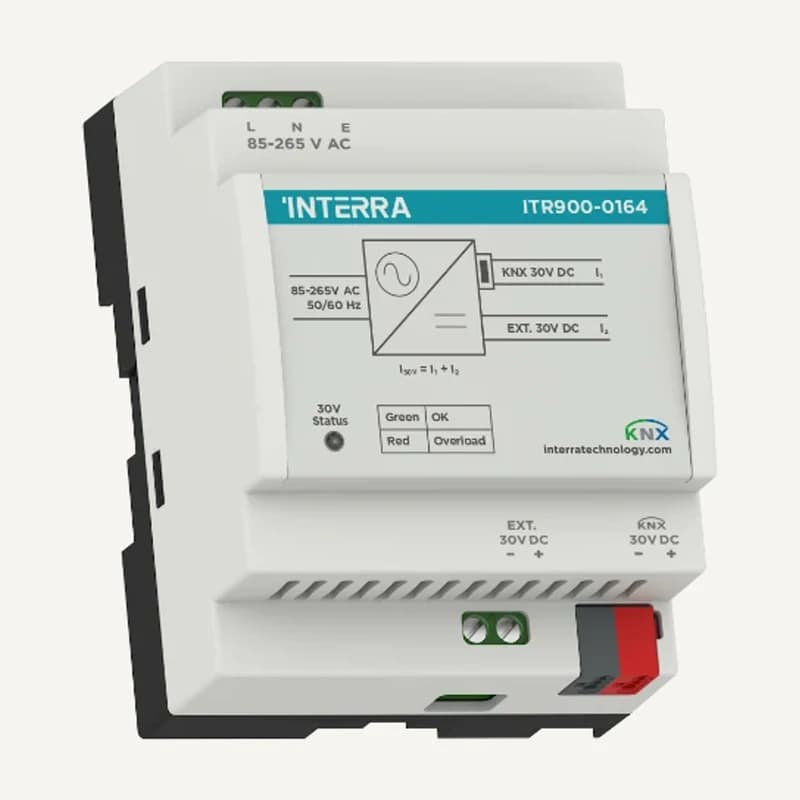 Illustration de gamme — ITR900-164 — Alimentation KNX 640MA AUX tension 30V DC