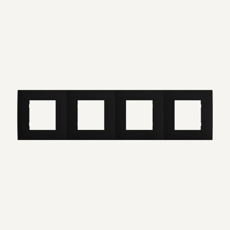 LAPCADM04H — Cadre 4P horizental millenium noir