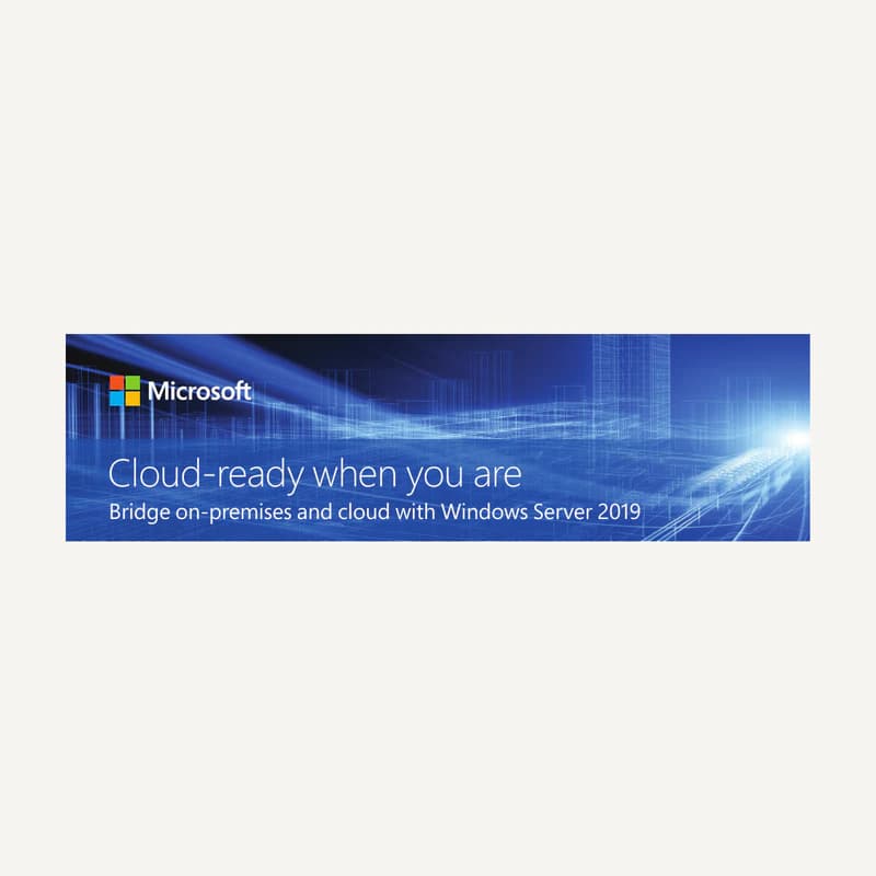 Illustration de gamme — P73-07789 — Microsoft windows server standard 2019 1 licences