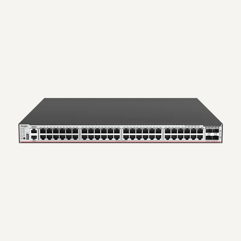 RG-CS85-48GT4XS-HPD — 48-PORT 1GE RJ45 layer 3 entreprise-class POE core OR aggregation switch, 4PORT 10GE uplink