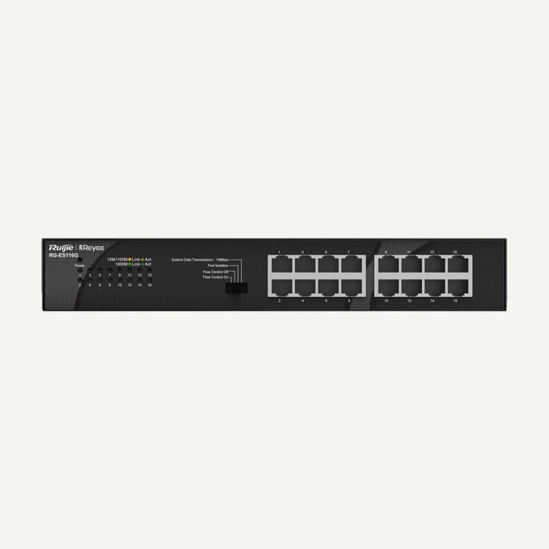 RG-ES116G — Switch 16-PORT 10/100/1000 MBPS desktop