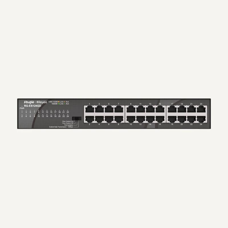 RG-ES124GD — Switch 24-PORT 10/100/1000MBPS desktop