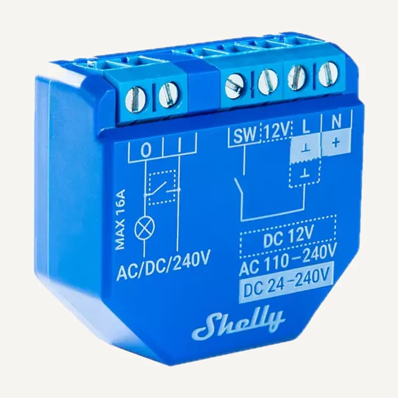 Illustration de gamme — SHELLY_1 — Switch smart 16A WI-FI AND bluetooth