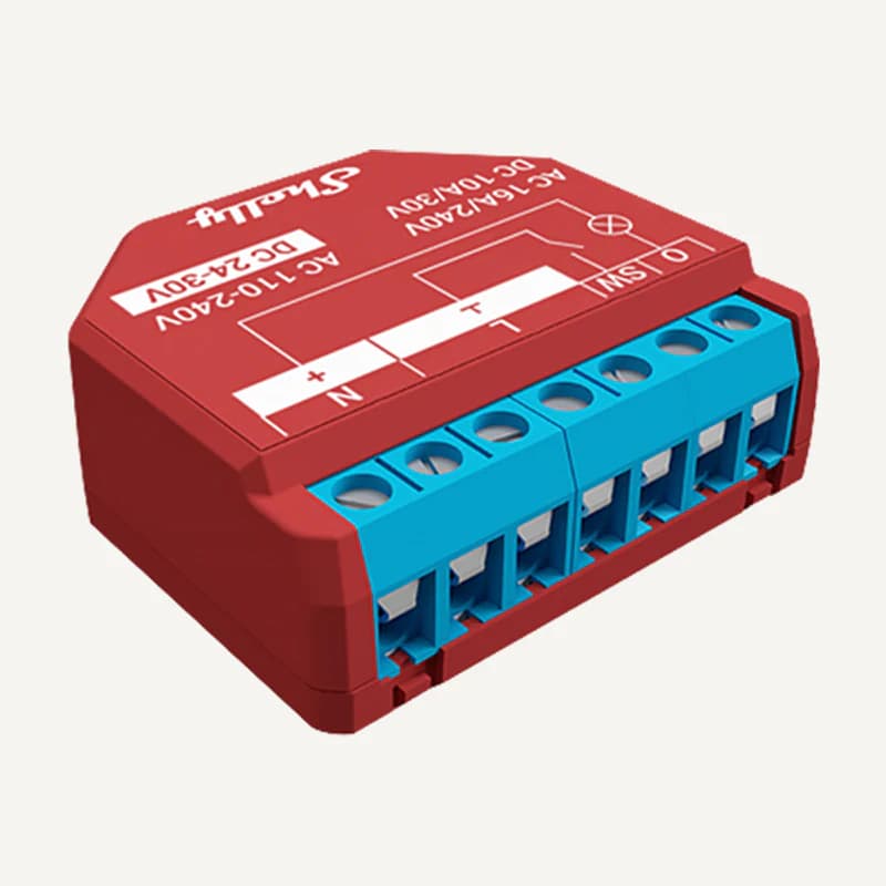 SHELLY_PLUS-1PM — Switch 16A smart power metering WIFI AND bluetooth