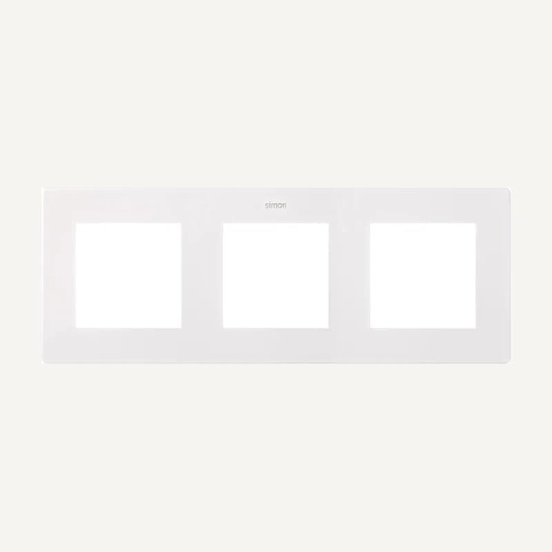 SM2400630-030 — Plaque 3P harmonie blanc