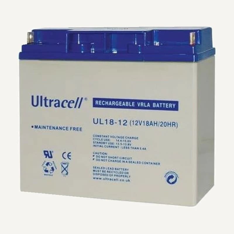 Illustration de gamme — SPA12V 18AH — Batterie rechargeable 12VCC 18AH
