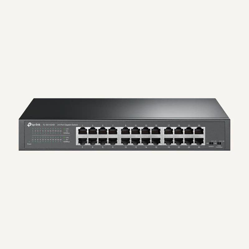 TL-SG1024D — TP-Link TL-SG1024D — switch Gigabit 24 ports sans ventilateur