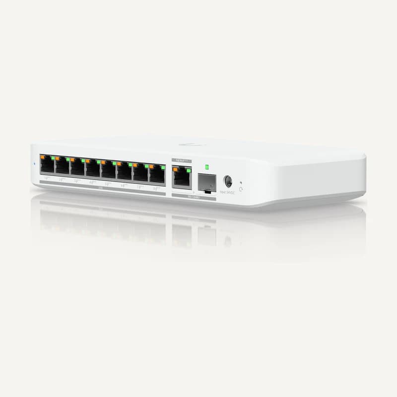 USW-FLEX-2.5G-8P — Ubiquiti unifi flex 2.5G POE gere L2 2.5G ethernet 1001000/2500)CONNEXION ethernet supportant l'alimentation VIA CE port ((POE))