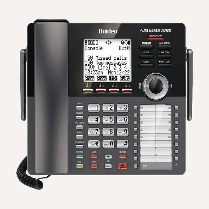 Illustration de gamme — VOIP_AT4801 — Console principale pour systeme telephonique dect 4 lignes 1.8GHZ