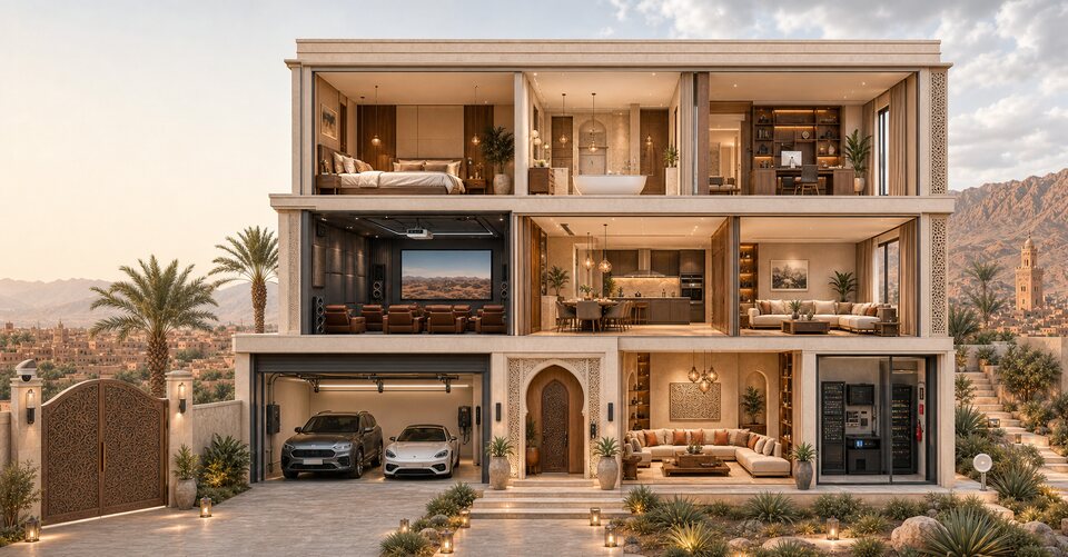 Villa intelligente Inovexia à Marrakech