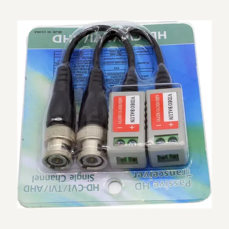 Balun vidéo HD passif 8MP transmission 4K BNC CCTV