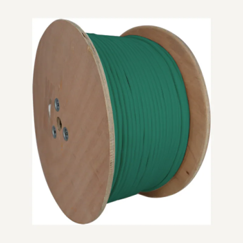 Câble coaxial vert bobine 500M