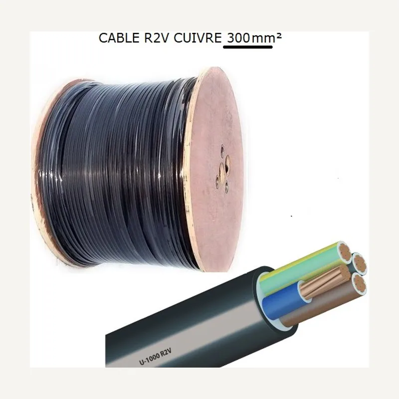 Câble anti FEU STY 1*2*0.80 cuivre rouge