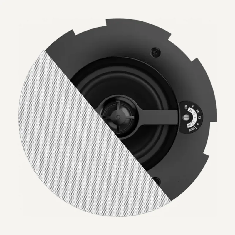 Quik-fit TM2-WAY5 1/4 ceiling speaker with twist-fix TM GRILL24W/100V&8OH